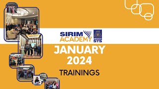 SIRIM STS January 2024 Trainings [upl. by Michelsen551]