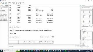 Cours 2 Biostatistique avec STATA Résumer une variable numérique 224 [upl. by Inobe]