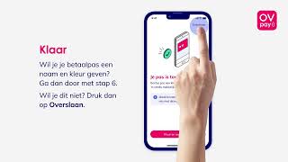 Een betaalpas toevoegen in de OVpay app [upl. by Trixy]