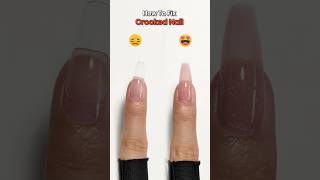 ✨Stepbystep Guide How to Fix Crooked Nails 😍💅 [upl. by Melquist720]