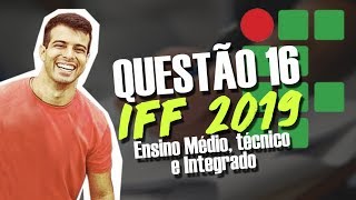 IFF 2019  RESOLUÇÃO DA QUESTÃO 16 DE MATEMÁTICA EXERCÍCIO SOBRE ÁREA DE UM TRIÂNGULO EQUILÁTERO [upl. by Airretnahs886]