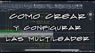 Cómo configurar y utilizar leaders y multileaders en AutoCAD  directrices  Setup multileaders [upl. by Lark]