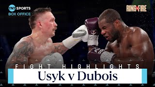 Oleksandr Usyk v Daniel Dubois Fight Highlights 🔥 FuryUsyk  RingOfFire [upl. by Leahcimnaj]