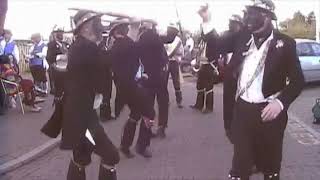 UptononSevern Stick Dance performed by Siluriam Morris Men in UptononSevern in 2009 [upl. by Ynnavoig]