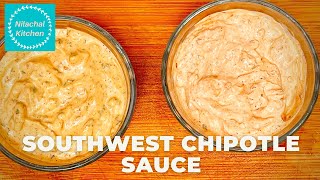 Southwest Chipotle Sauce  Chipotle Sauce recipe  Subway style  Quick and easy  Nilachal Kitchen [upl. by Aicenod246]