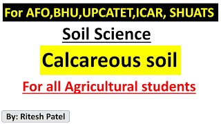 Calcareous soilcalcareous soil in hindicalcareous soul and their management [upl. by Elyod]