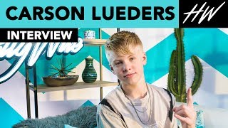 Chicken Girls Carson Lueders Tell Us His Celebrity Crush amp The Biggest Flirt On Set  Hollywire [upl. by Elfont674]