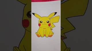 Cute Pikachu Drawing 😘🥰drawing pikachu pikachudrawing cutedrawing cartoon shorts viralvideo [upl. by Sparke]