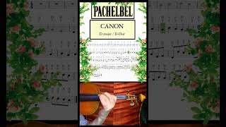 Canon in D  Pachelbel VIOLIN [upl. by Nolahs]