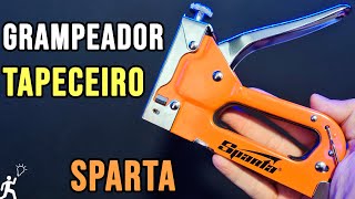 GRAMPEADOR DE TAPECEIRO SPARTA COM MALETA TRENA E GRAMPOS [upl. by Aelber]