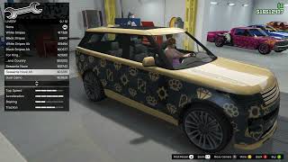 GTA 5 Gallivanter Baller STD Range Rover L460 DLC Vehicle Customization [upl. by Nylodnarb]