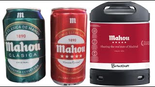 Philips Perfectdraft Pro Mahou Triple 48 amp 55 ABV CLASICA 2X Spain Brewed Cans [upl. by Erdah441]