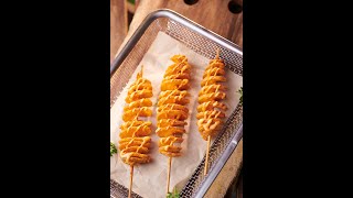 How to make Potato Twisters at home 🔥 Chef Sanjyot Keer shorts [upl. by Jangro8]