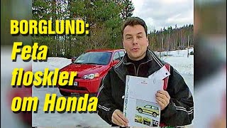 Sant och falskt om Honda Perstad Presenterar TrafikMagasinet BilTV med Perstad [upl. by Tullusus540]