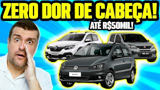 INDESTRUTÍVEIS e BARATOS DE MANTER MELHORES CARROS até 50MIL REAIS [upl. by Itirahc452]