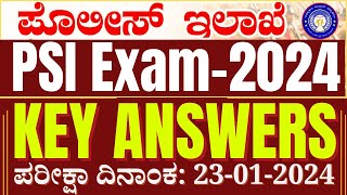 23012024ರಂದು ನಡೆದ PSIEXAM2024 ನೇಮಕಾತಿ ಪರೀಕ್ಷೆಯ ಕೀ ಉತ್ತರಗಳು KEYANSWERS GKPAPER vidyakashi [upl. by Heindrick690]