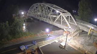 SR 167 Puyallup River Bridge Move [upl. by Varipapa]