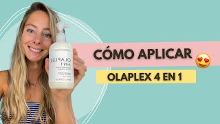 Olaplex 4 en 1 Cómo Aplicar La Nueva Mascarilla [upl. by Zeb]