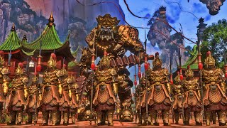 Battle of the Dragon Gate  Grand Cathay Vs Ogre Kingdoms  Total War Warhammer 3 Cinematic Battle [upl. by Tanny205]