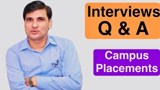 Interview Questions amp Answers I Campus Placement I Mock Interview I Freshers I Arvind Singh Pemawat [upl. by Lundquist502]