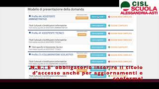 Tutorial Compilazione Domanda III fascia ATA 202123 [upl. by Noved541]