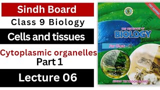 cytoplasmic organelles  cells and tissues  class 09 biology Sindh board new book [upl. by Sallie]