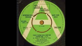 The Velvelettes  These Things Will Keep Me Loving You  UK Tamla Motown Records Demo 210866 [upl. by Huxley]