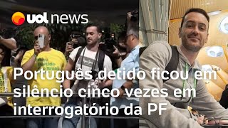 Ato de Bolsonaro Blogueiro português detido ficou em silêncio 5 vezes em interrogatório da PF [upl. by Floro]