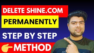 How to Delete Shinecom Account Permanently  Shinecom Account Kaise Delete Kare [upl. by Yrek]