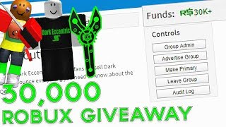 30K ROBUX GIVEAWAY ENDED [upl. by Naols446]