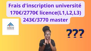 Campus FranceVoici comment obtenir lexonération de frais de scolarité suite à laugmentation [upl. by Asillem]