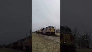 NS 1074 Leading NB Empty Coal Drag on the BNSF Fort Scott Sub in Lenexa KS 21018 [upl. by Adhern]