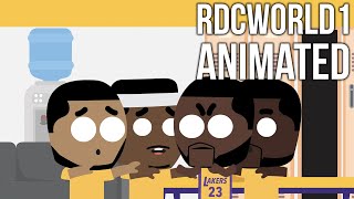 RDCworld1 Animated  How LeBron Was In The Locker Room During Halftime Against The Suns [upl. by Anilac]