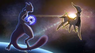 Arceus vs Mewtwo [upl. by Lyns]