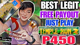 GCASH P450 GCASH PER DAY JUST PLAY TEMPLE RUN NO NEED INVITES 101 LEGIT 🤑 [upl. by Hanzelin]