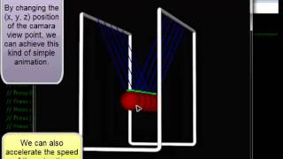 Newton Cradle demo by openGL C [upl. by Giarla198]