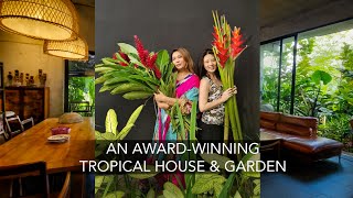 What an AWARDWINNING Tropical HOME amp GARDEN looks like  Landscaping ideas with easy plants [upl. by Geraint933]