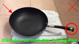 ✅ How To Use Circulon 12 Inch Stir Frying Pan Review [upl. by Wendolyn]