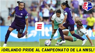 ANÓTENLO para el PUSKAS GOLAZO de MARTA ante KC Current envía a ORLANDO PRIDE A LA FINAL  NWSL [upl. by Tristas]