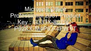 Microsoft Office Professional 2007 Product Key WIN XP SP3 Working 100 keygin [upl. by Ahsats]