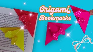 Want a CUTE Bookmark Watch This Now  Origami Bookmark  Origami [upl. by Rehpotsirhcnhoj]