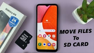 How To Move Files To SD Card On Samsung Galaxy A14 [upl. by Piane]