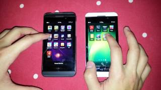 Blackberry Z10  STL1001 VS STL1002 Part 22 [upl. by Anaira]