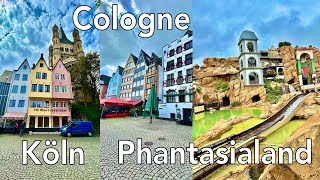 Cologne Germany amp Phantasialand Theme Park Walking Tour [upl. by Nileuqay]