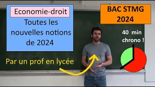 Révisions Bac STMG Economie Droit 2024 [upl. by Vasquez625]