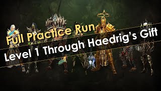 Complete Season Start Demo Level 1 to Full Haedrigs Gift  Diablo 3 Season 28 Practice Run [upl. by Odo]