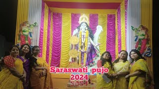 saraswati pujo at mahashakti 2024viral [upl. by Decrem401]