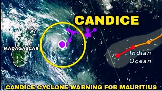 ⚠️⚠️ Tropical Storm Candice has formed very near to Mauritius [upl. by Aicilaanna385]