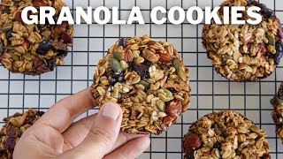 Healthy Granola Cookies Recipe [upl. by Jarid]