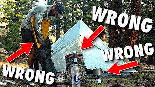 5 Backpacking Lessons STUPID Hikers learn the HARD way [upl. by Ocirled862]